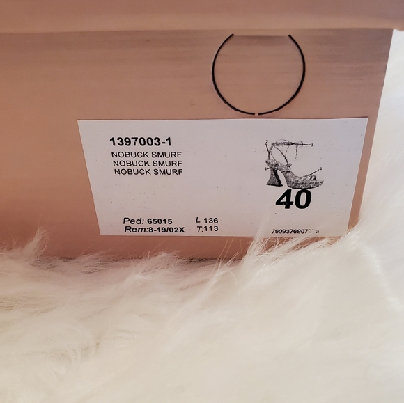 Vicenza Strappy Platform Heels- pool blue - Picture 12 of 12